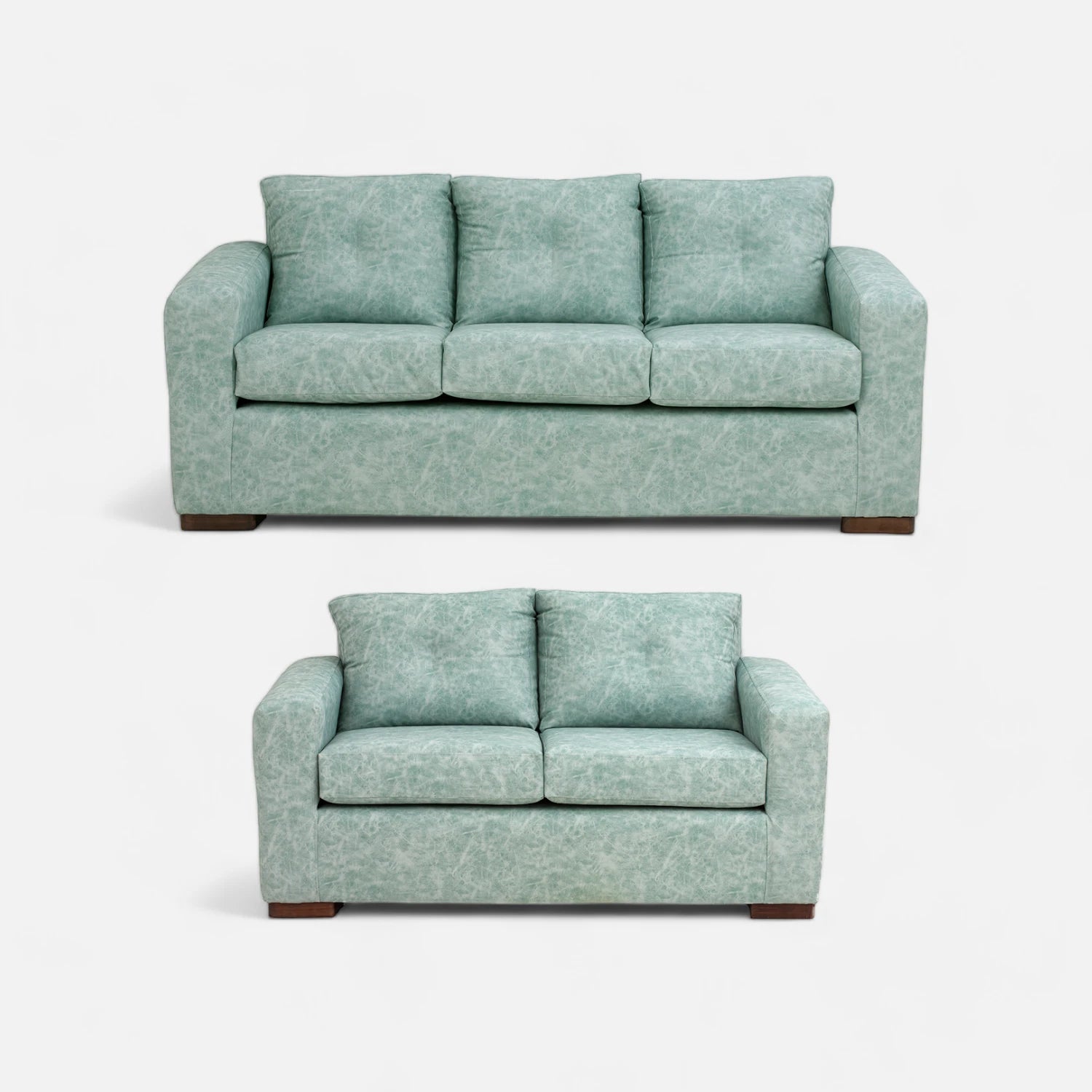 Living Franco 32 - Cuero Sintético Auris Verde Agua