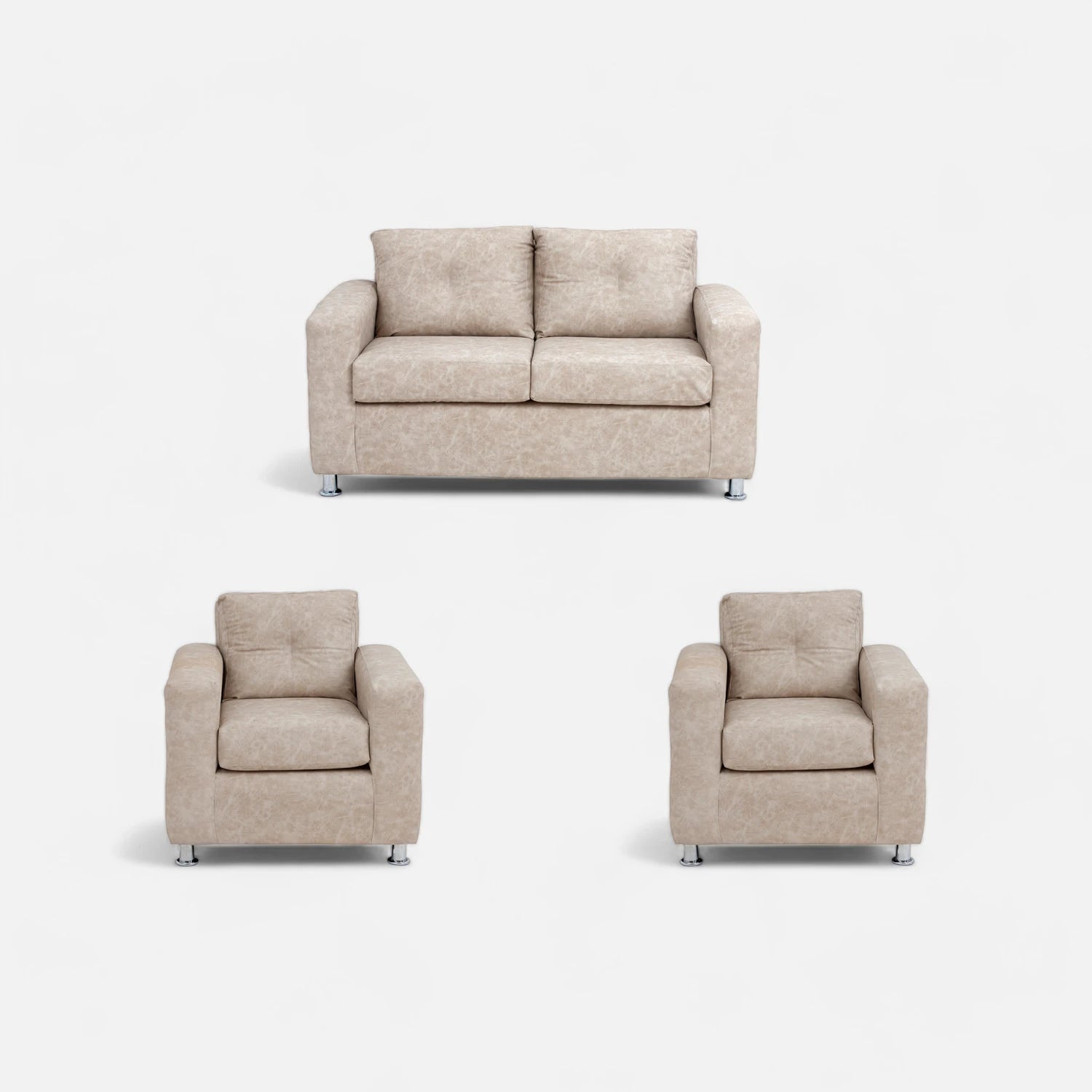 Living George 211 - Cuero Sintético Auris Beige