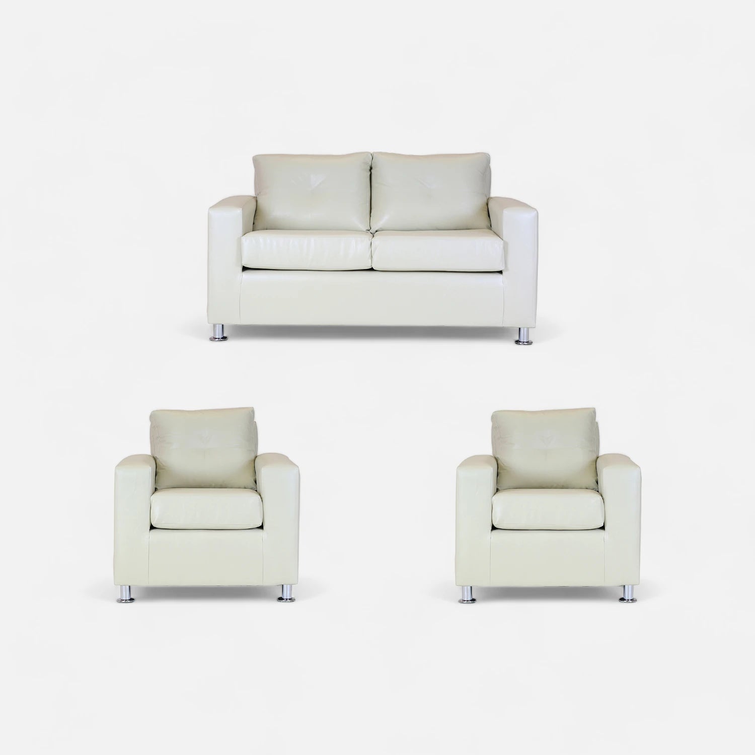 Living George 211 - Cuero Sintético Pu Beige