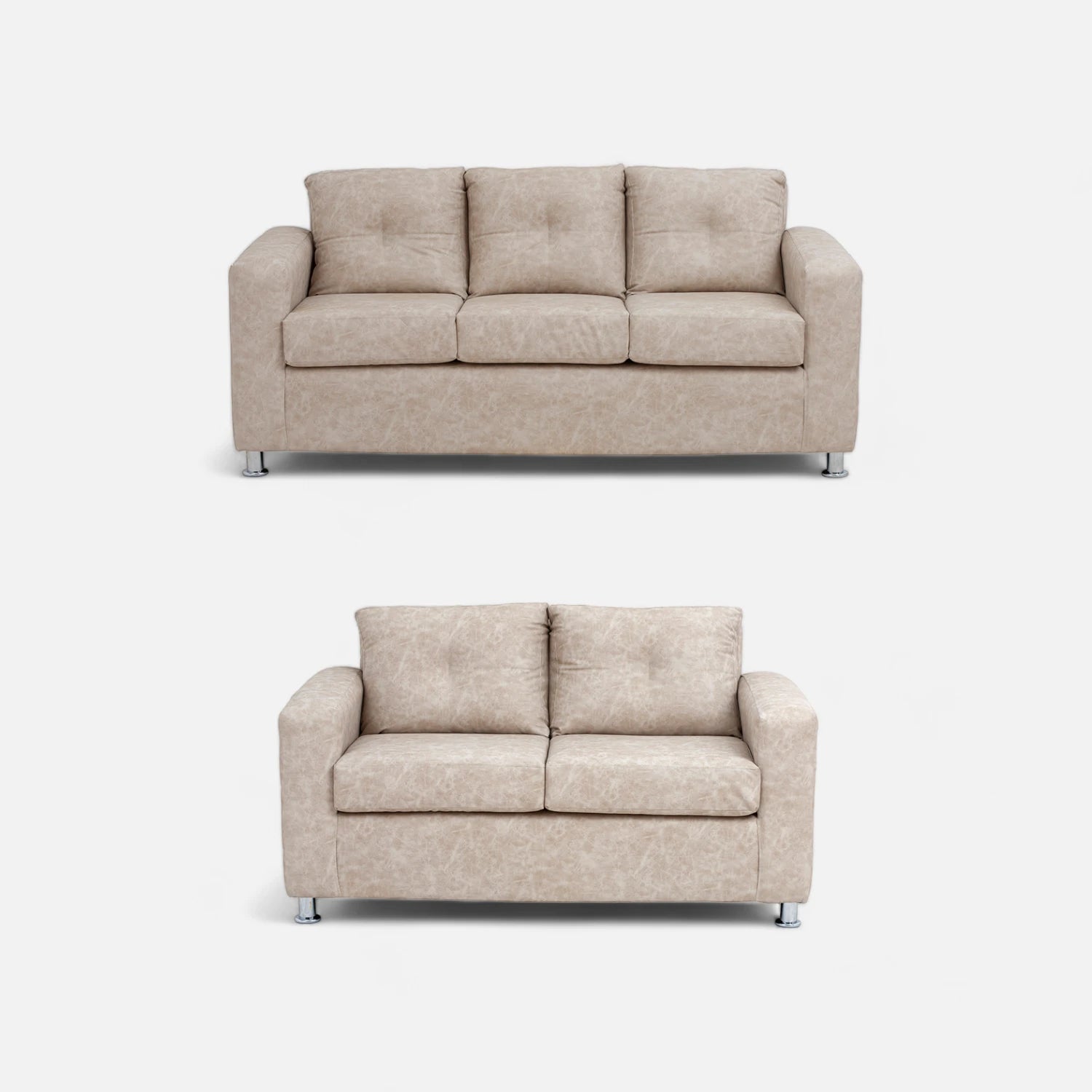 Living George 32 - Cuero Sintético Auris Beige