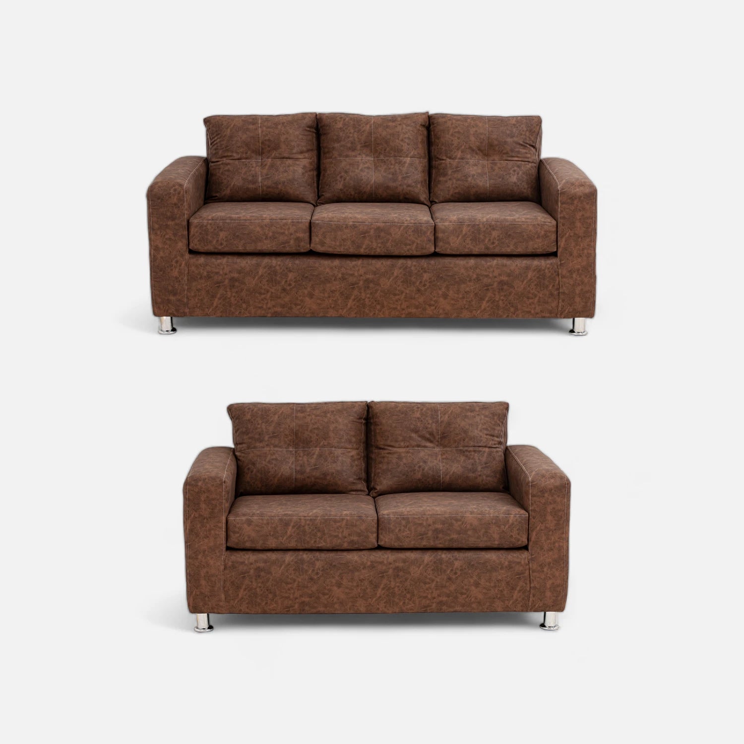 Living George 32 - Cuero Sintético Auris Café