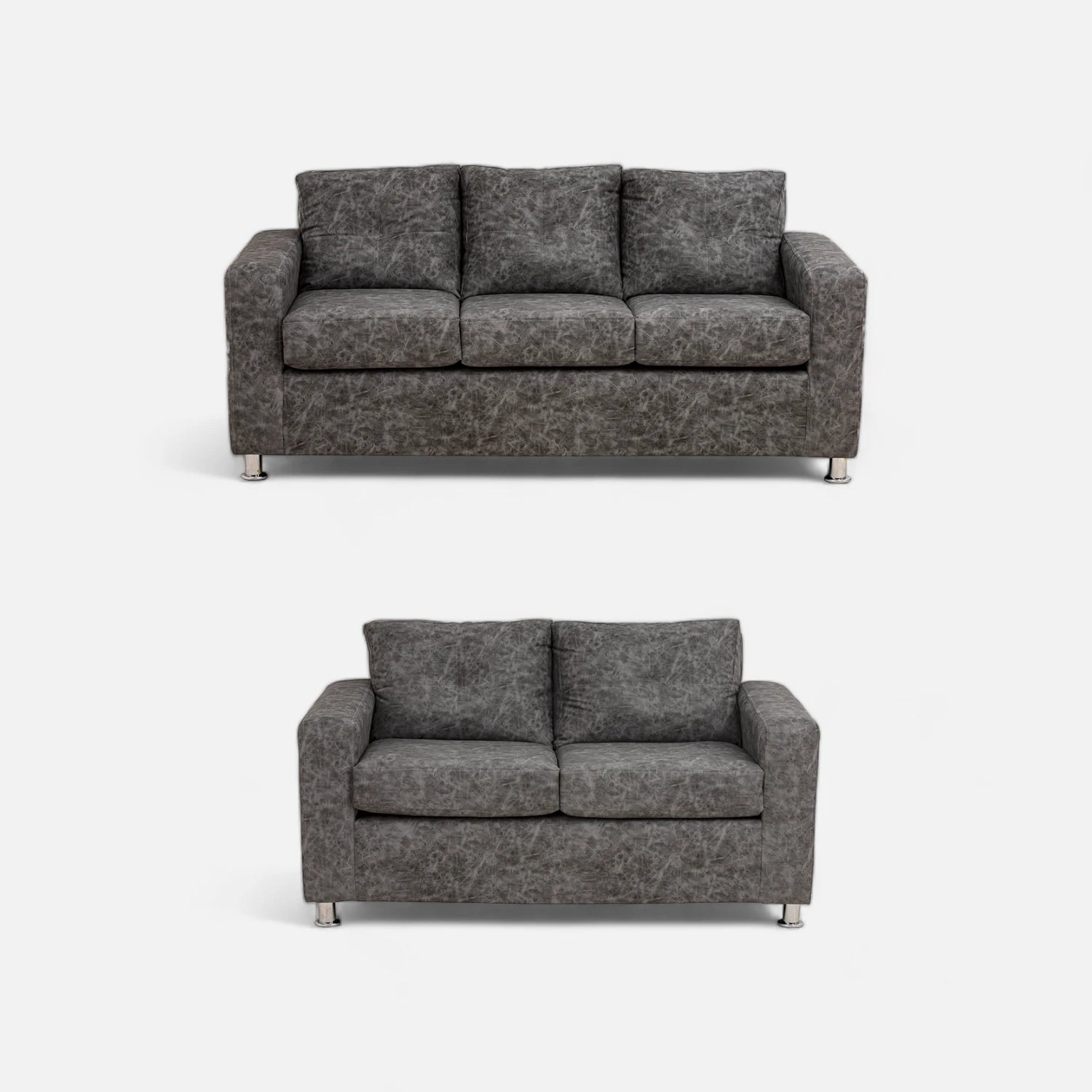 Living George 32 - Cuero Sintético Auris Gris