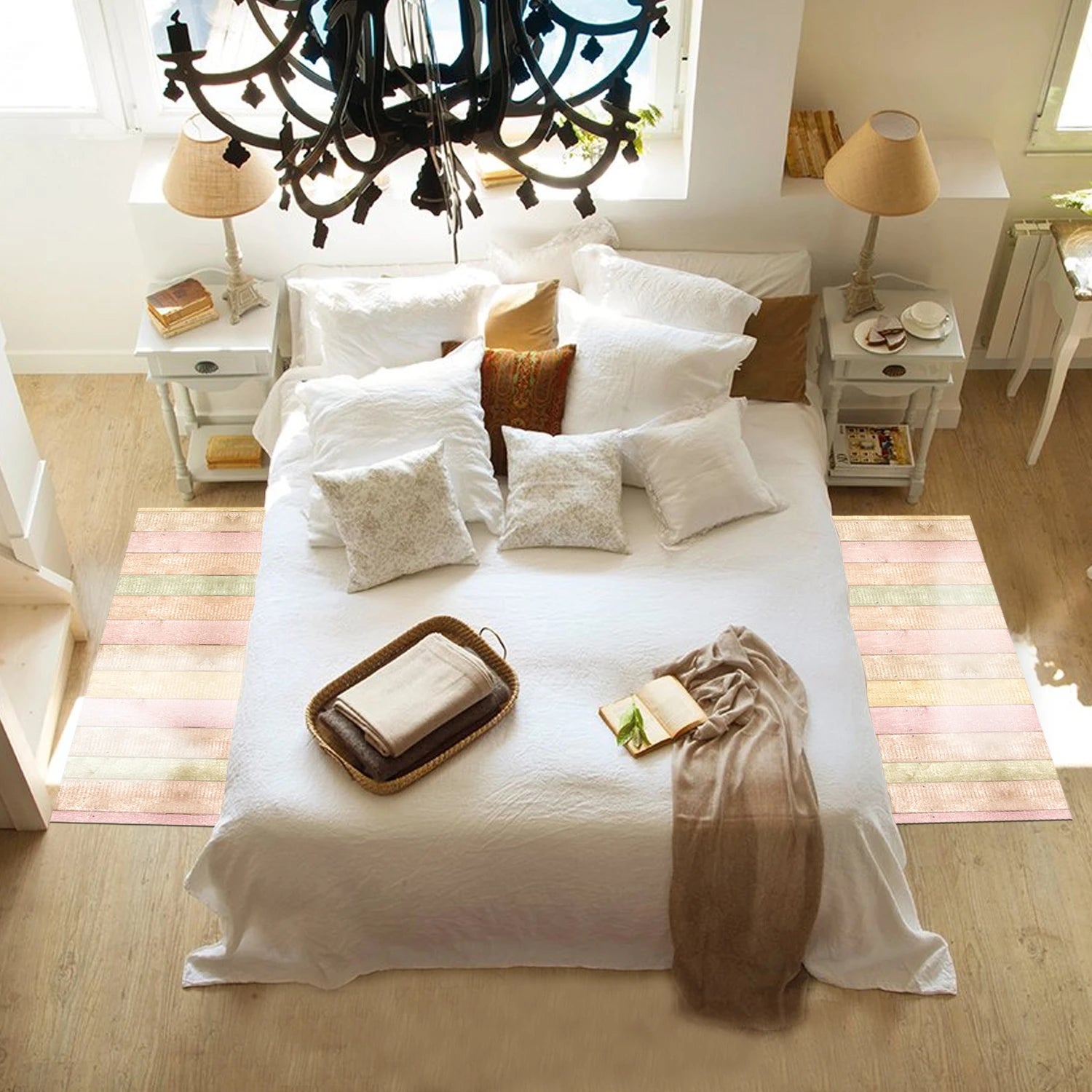 Alfombra Madera Vintage Los Ángeles