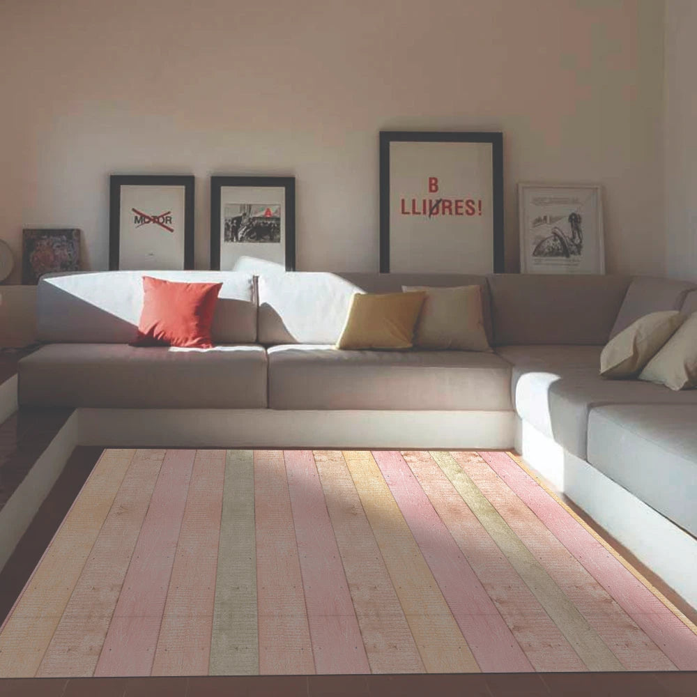 Alfombra Madera Vintage Los Ángeles