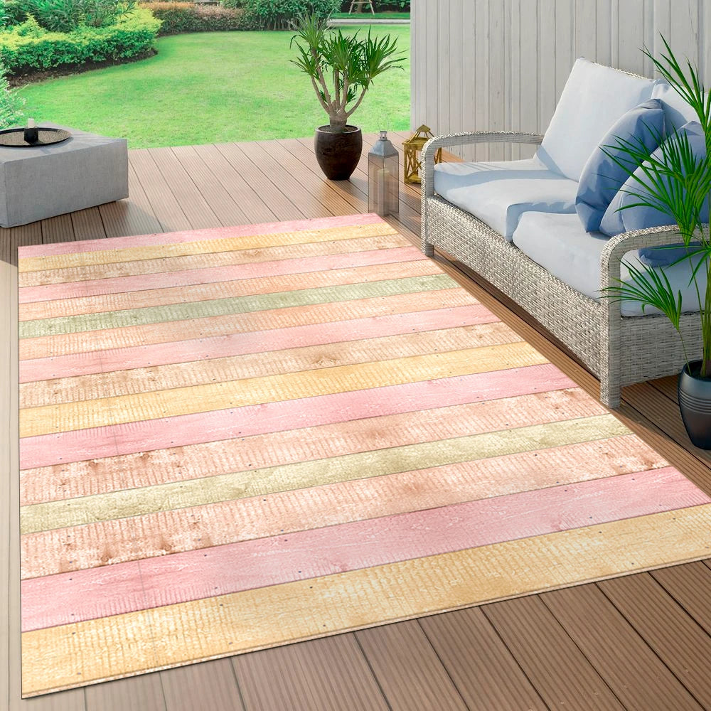 Alfombra Madera Vintage Los Ángeles