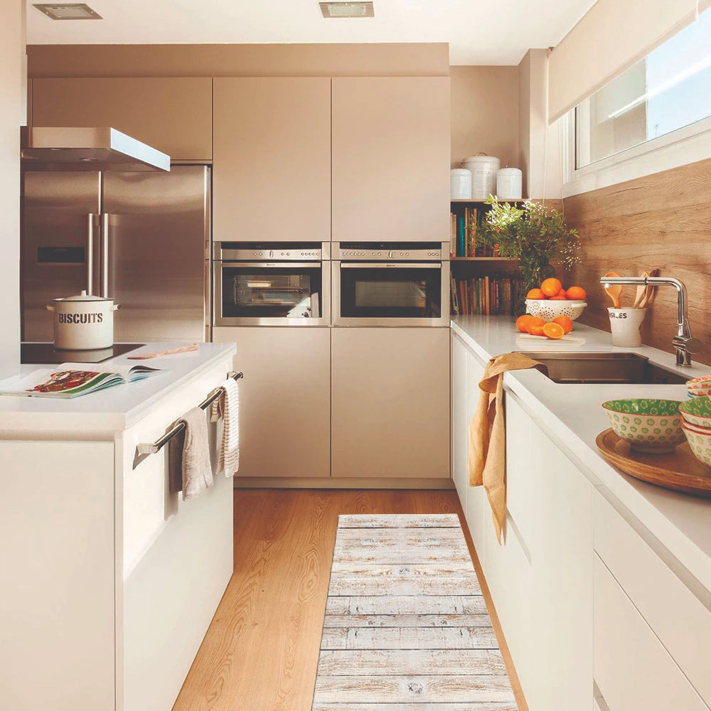 Alfombra Madera Vintage Natural