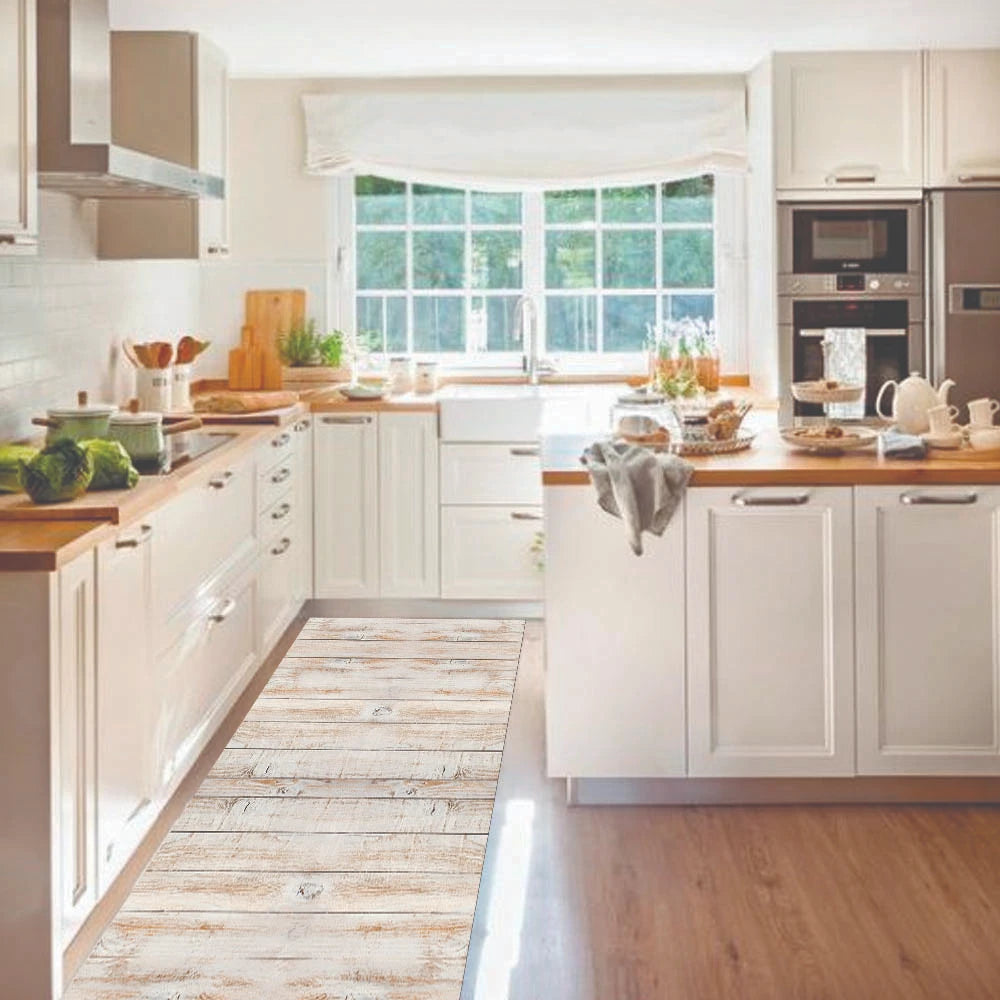 Alfombra Madera Vintage Natural