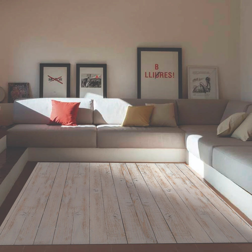 Alfombra Madera Vintage Natural