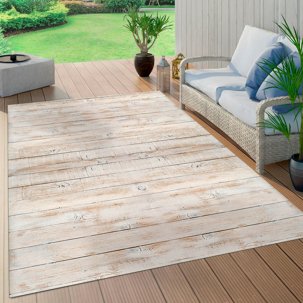 Alfombra Madera Vintage Natural