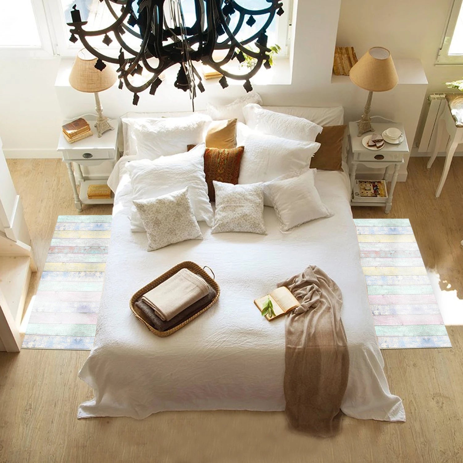 Alfombra Madera Vintage Venecia