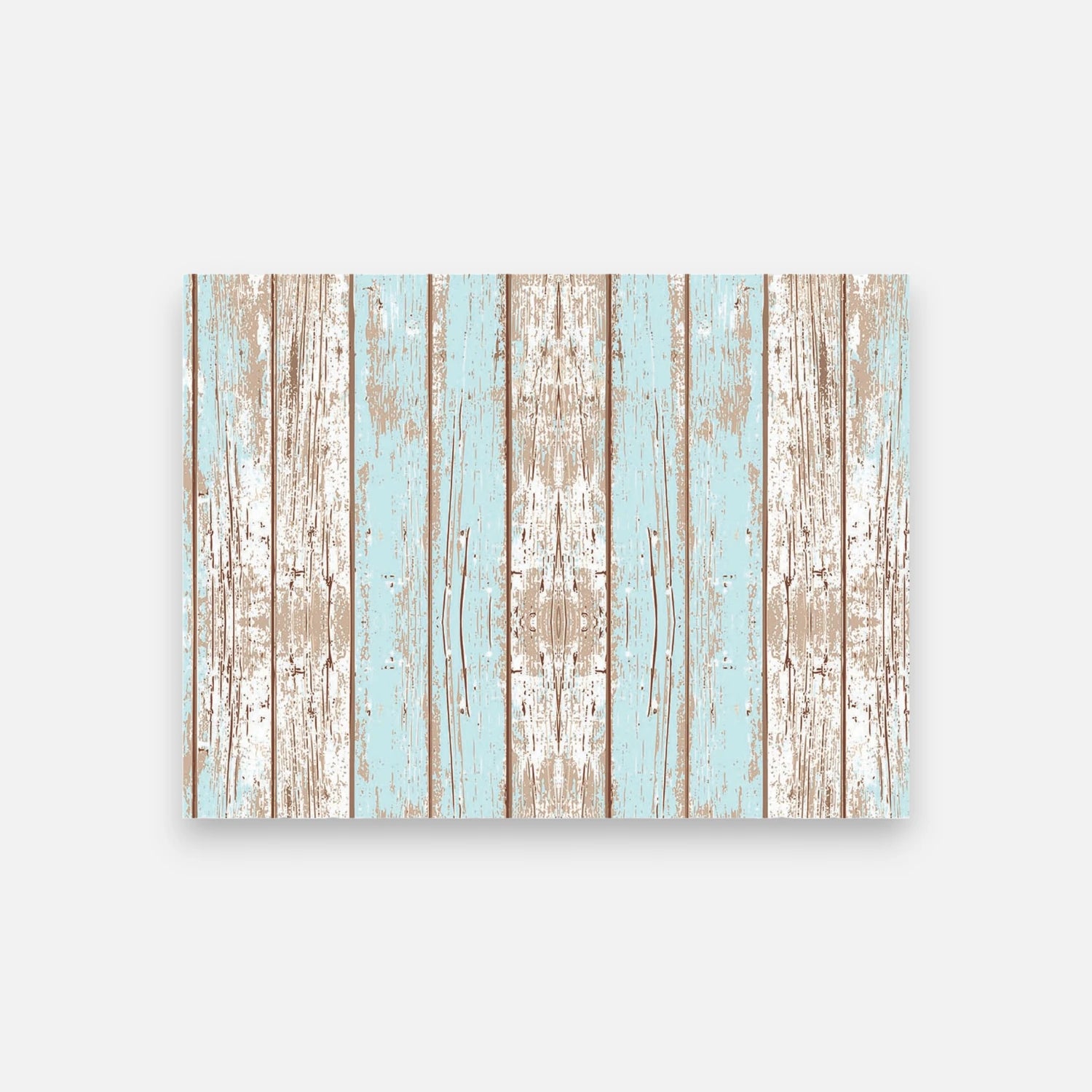 Alfombra Madera Vintage Azul