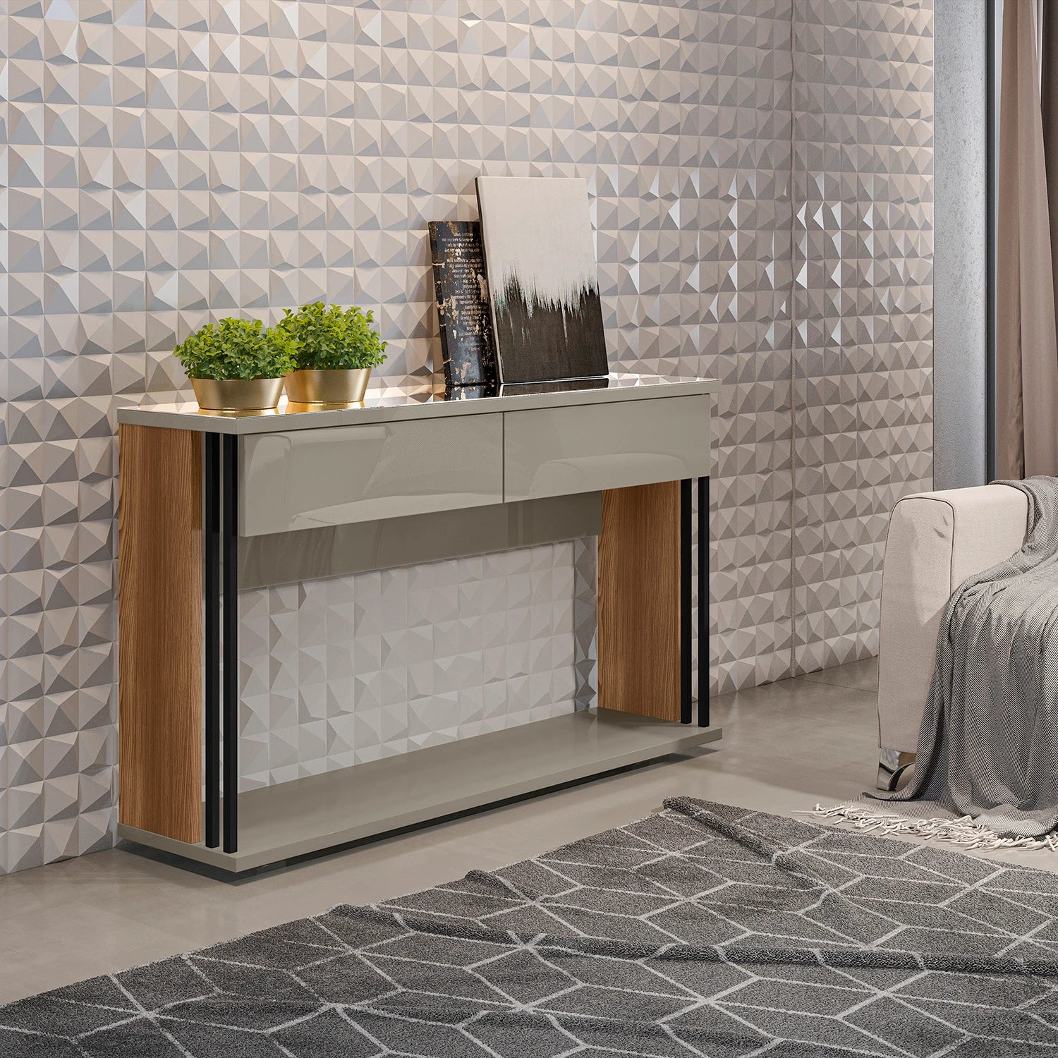 Mesa Arrimo Bonito en ambiente acogedor | mueblesamerica.cl