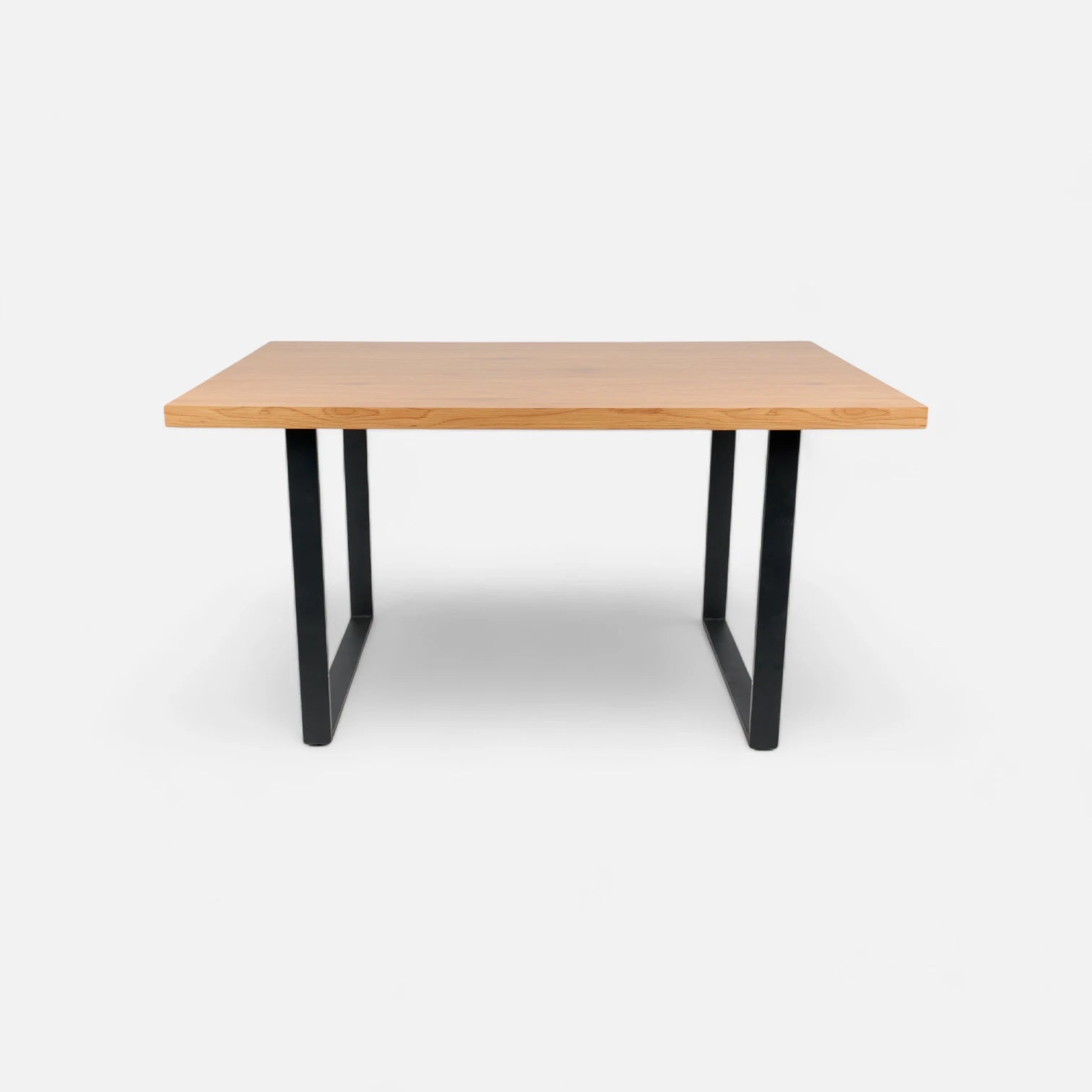 Mesa de Comedor Estilo Industrial 160x90 cm - Madera Clara