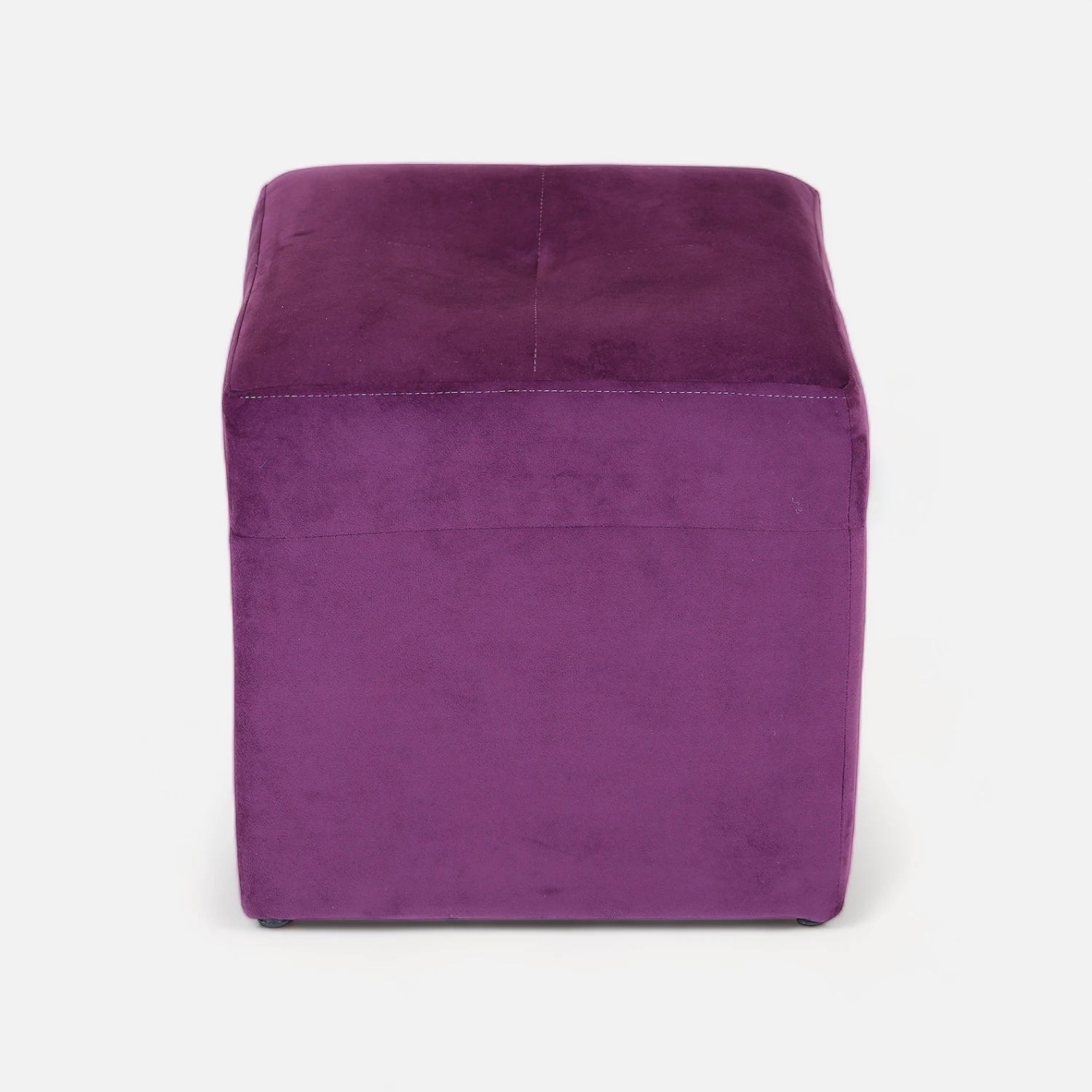 Pouf Cubo - Tela Felpa Lila