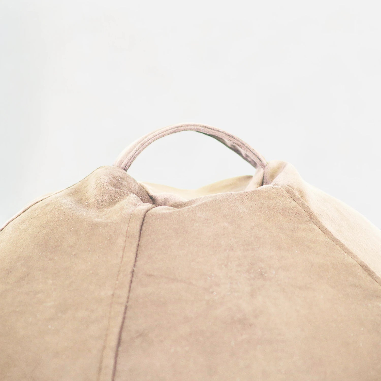 Pouf Pera Felpa Beige