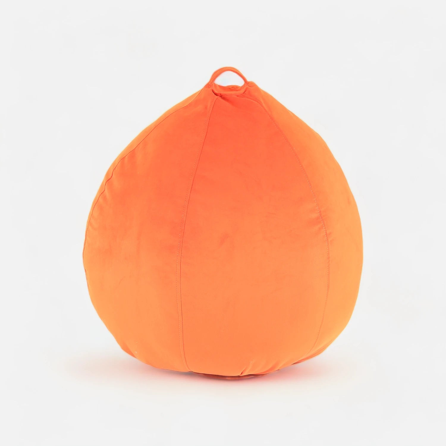 Pouf Pera Felpa Naranjo