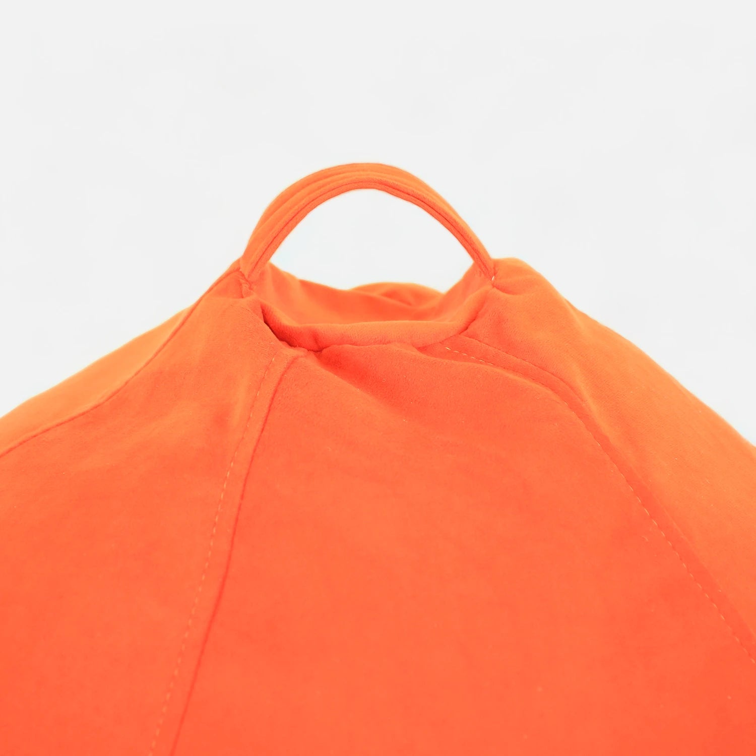 Pouf Pera Felpa Naranjo