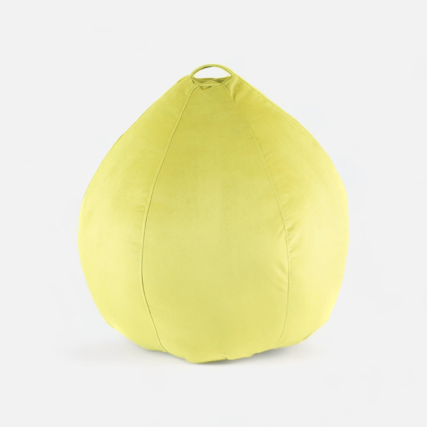 Pouf Pera Felpa Pistacho