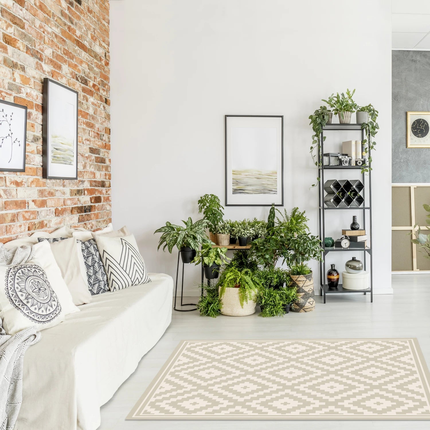 Alfombra Rombos Ceniza