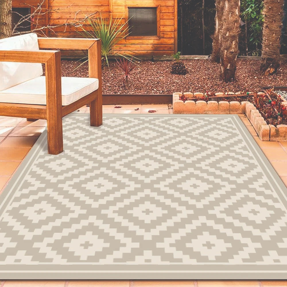 Alfombra Rombos Ceniza