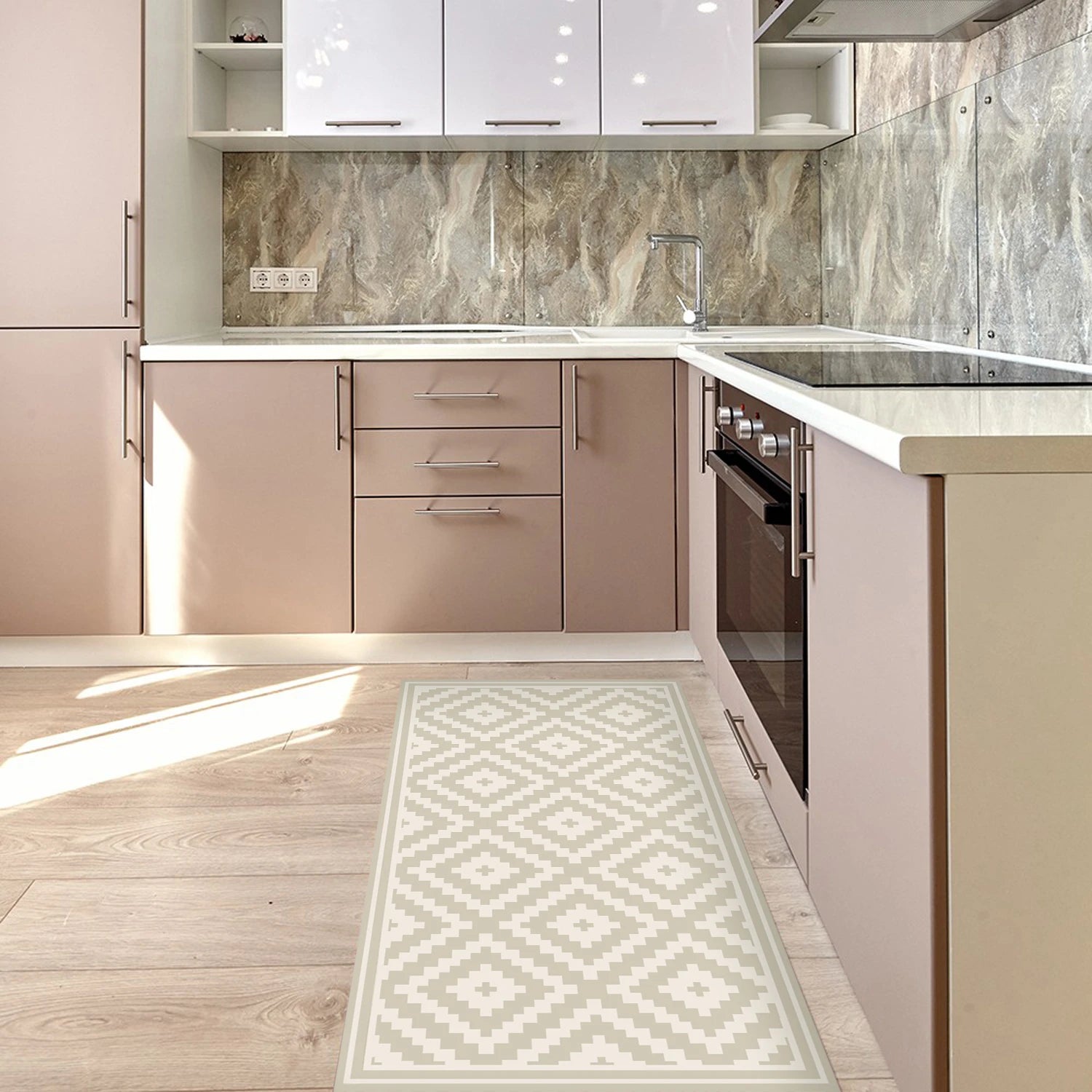 Alfombra Rombos Ceniza