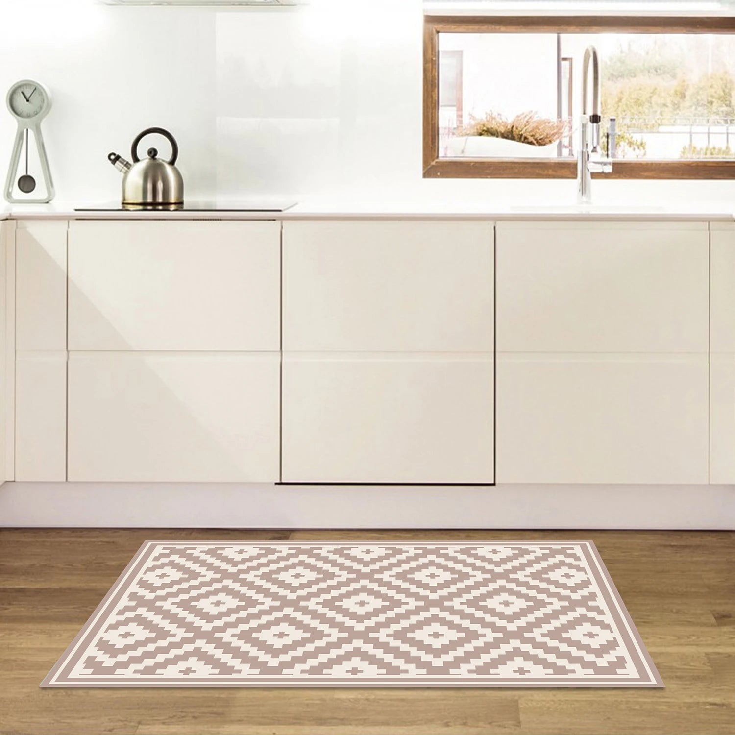 Alfombra Rombos Rosa