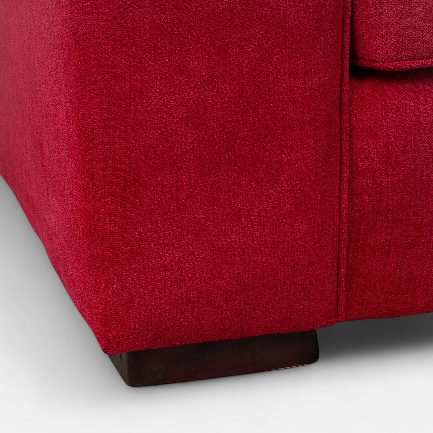 Sofá Monik 3 Cuerpos - Tela Lino Finesse Burdeo
