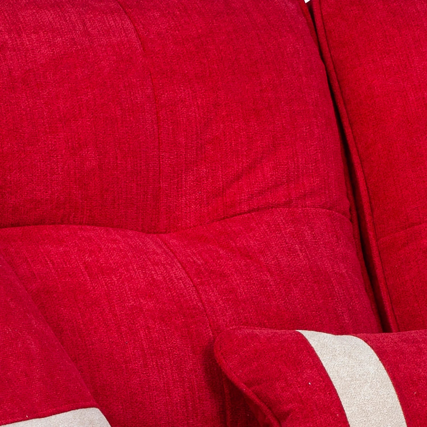 Sofá Monik 3 Cuerpos - Tela Lino Finesse Burdeo