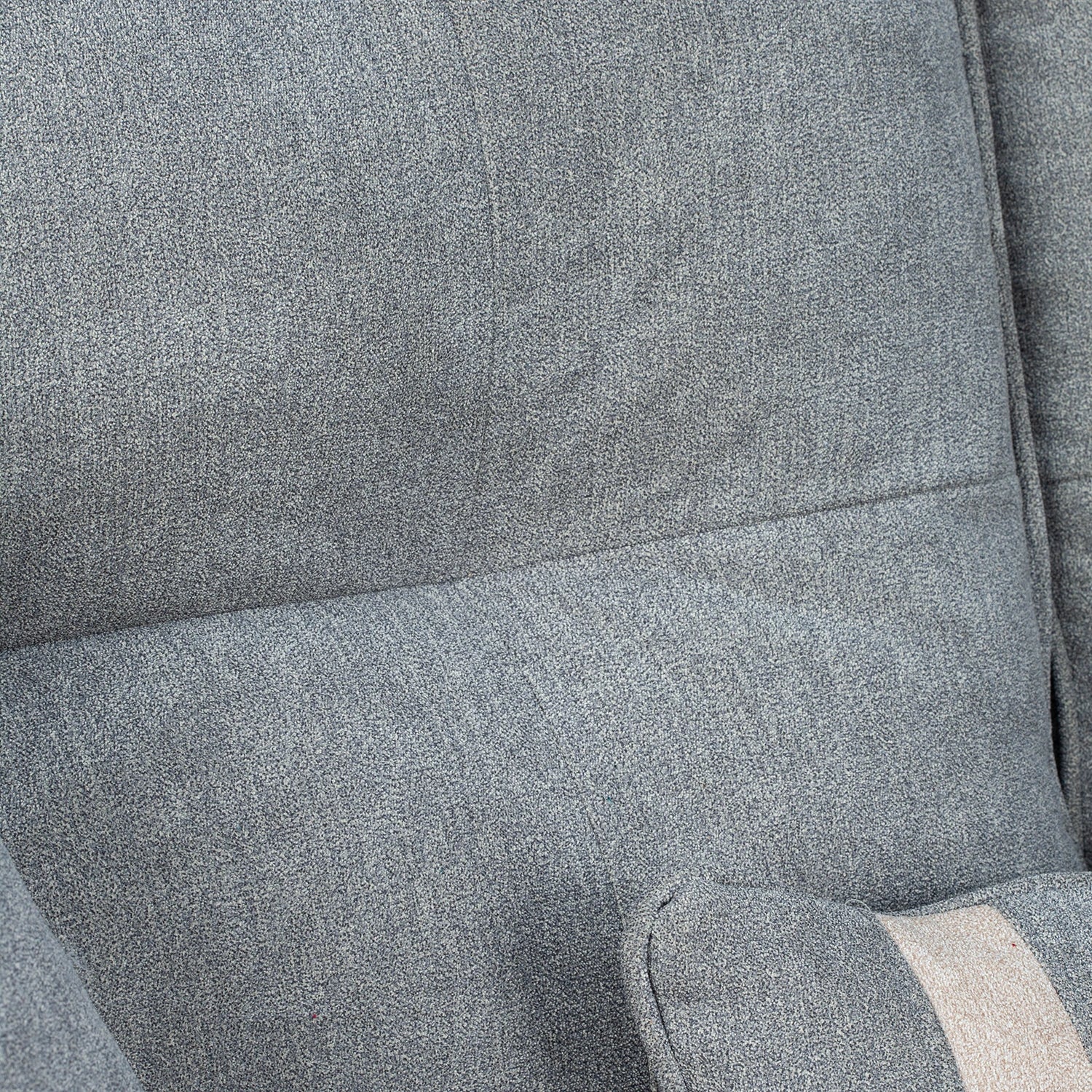 Sofá Monik 3 Cuerpos - Tela Lino Finesse Gris Claro