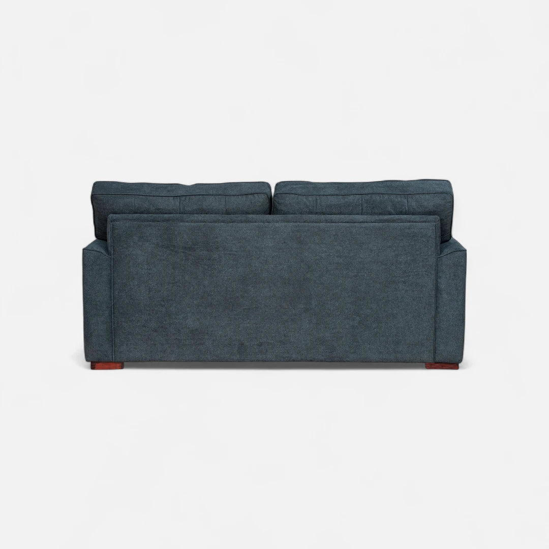 Sofá Monik 3 Cuerpos - Tela Lino Finesse Gris Piedra