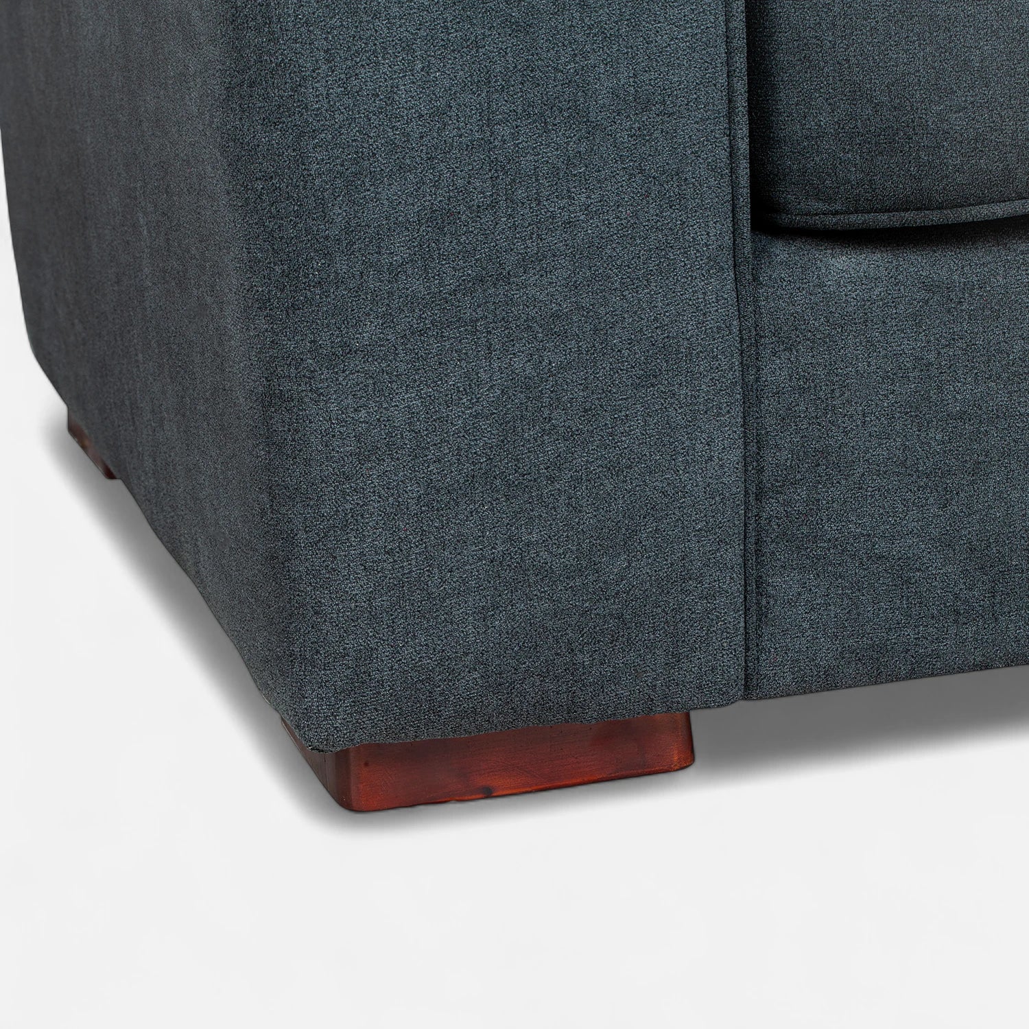 Sofá Monik 3 Cuerpos - Tela Lino Finesse Gris Piedra