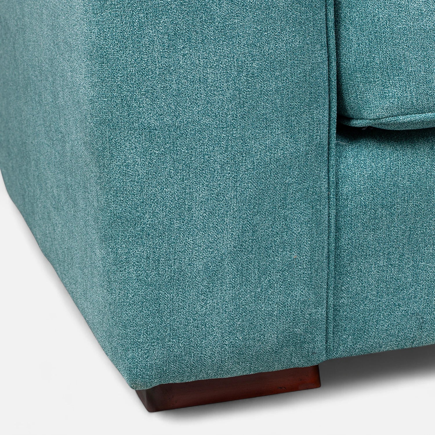 Sofá Monik 3 Cuerpos - Tela Lino Finesse Verde Agua