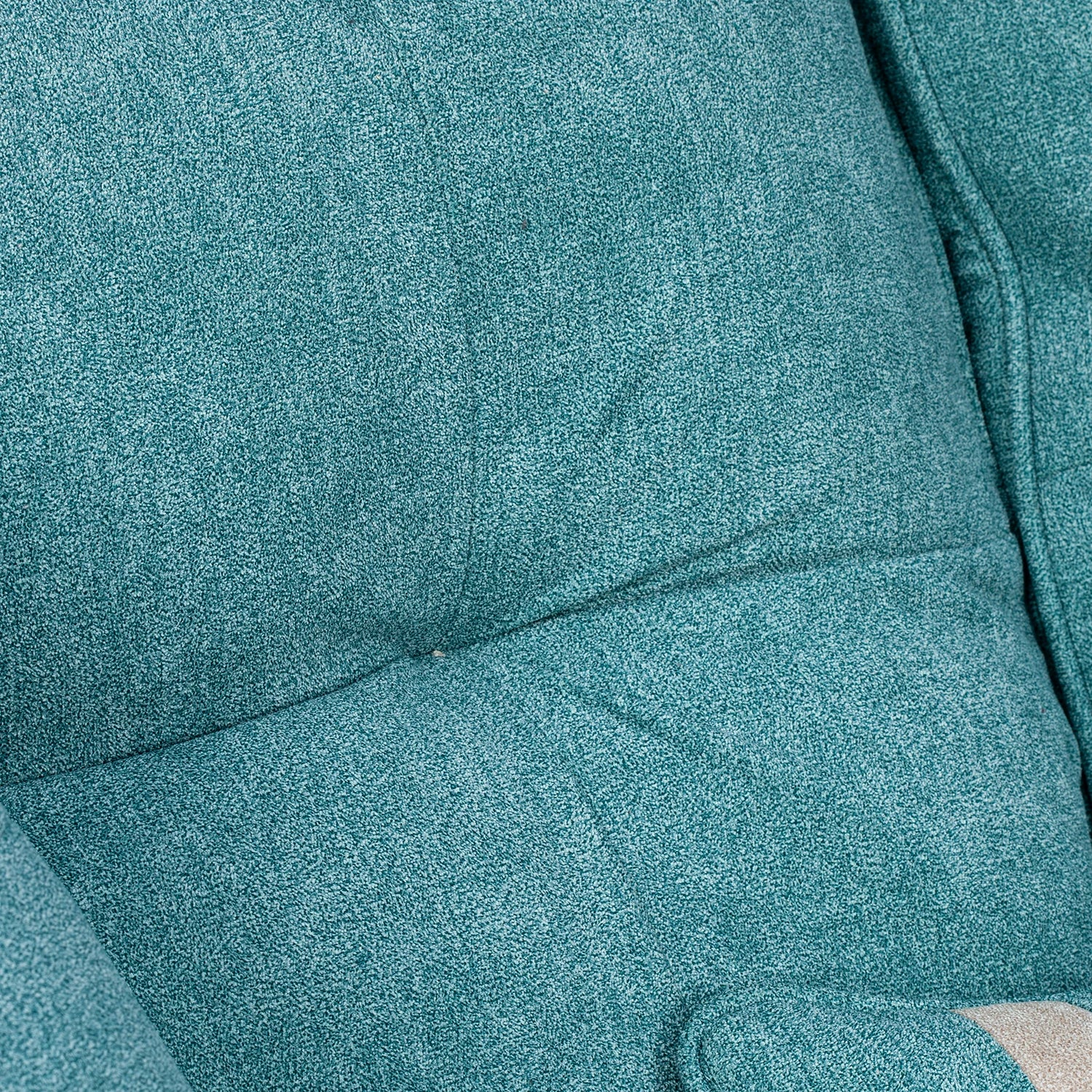 Sofá Monik 3 Cuerpos - Tela Lino Finesse Verde Agua