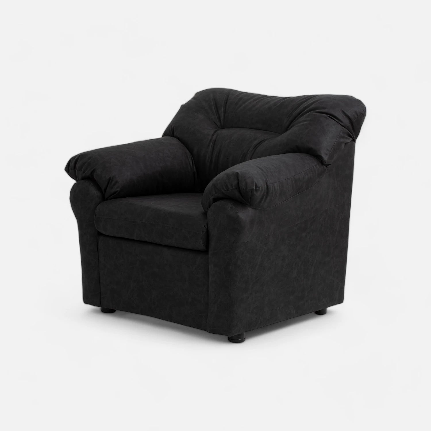 Living América 311 - Cuero Sintético Auris Negro