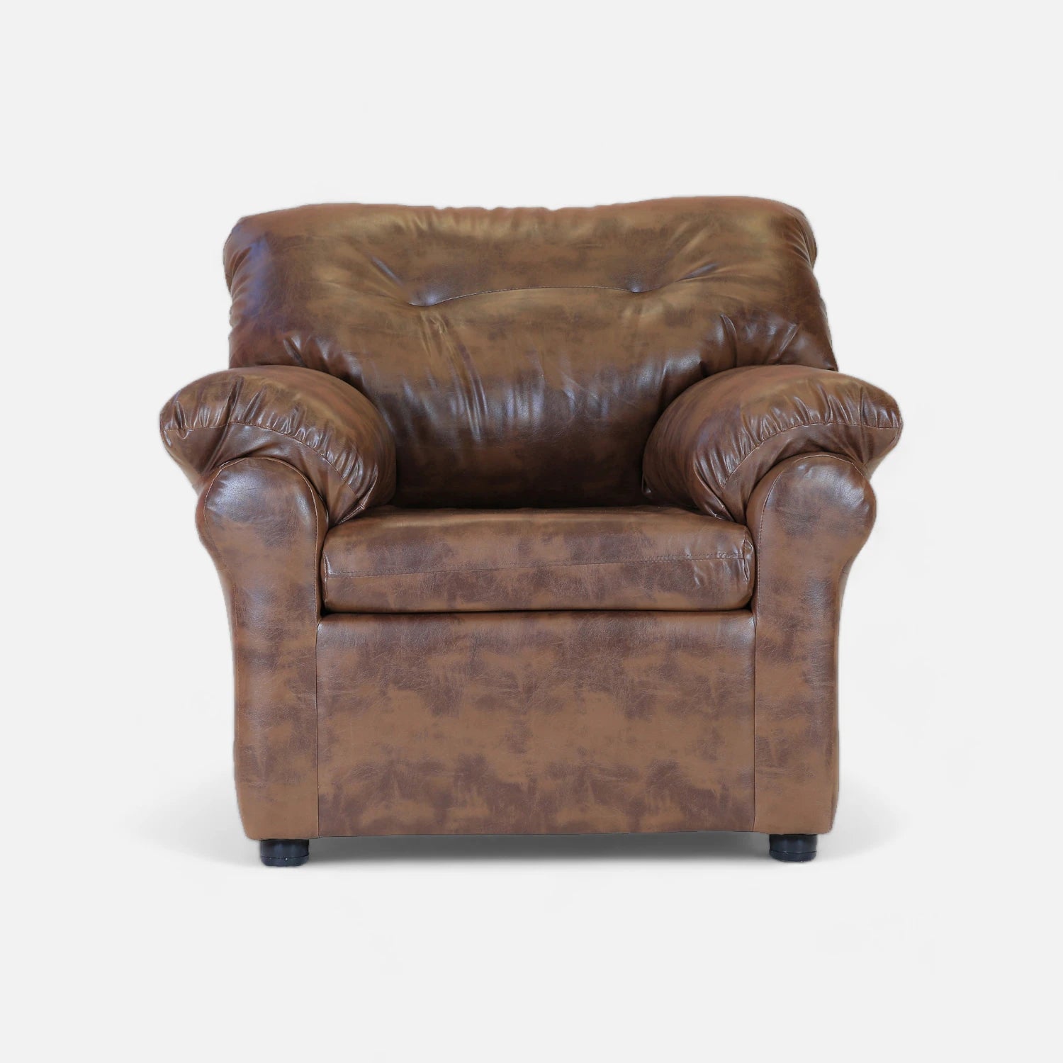 Living América 321 - Cuero Sintético Pu Caramelo