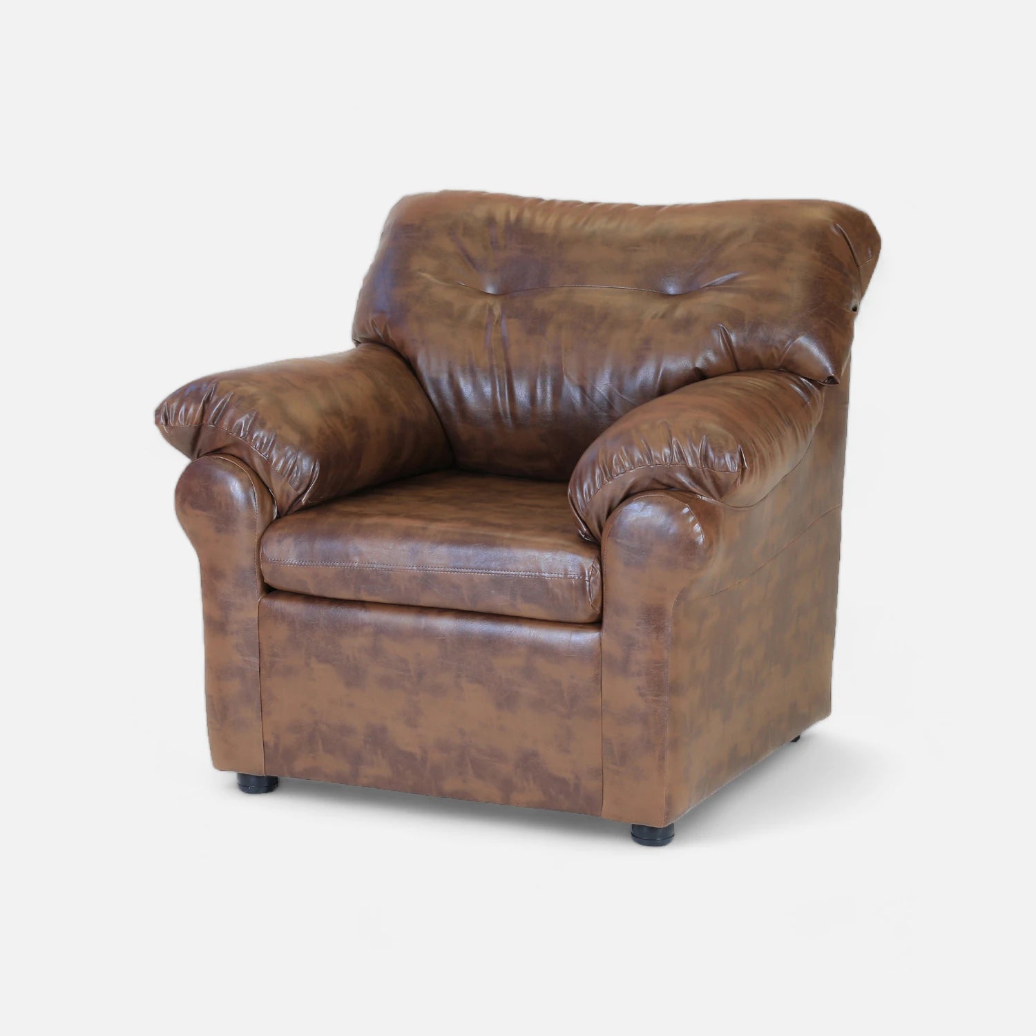 Living América 321 - Cuero Sintético Pu Caramelo