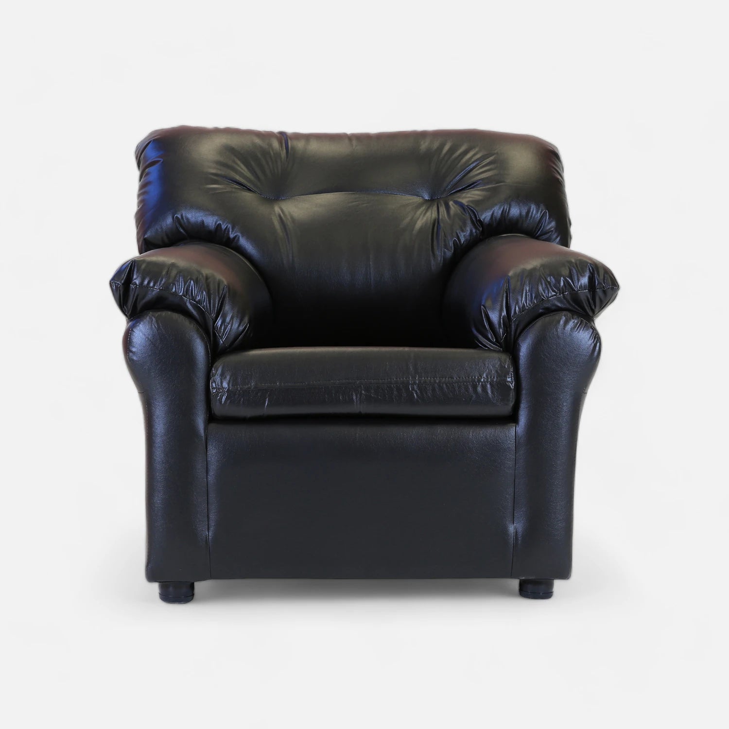 Living América 311 - Cuero Sintético Pu Negro