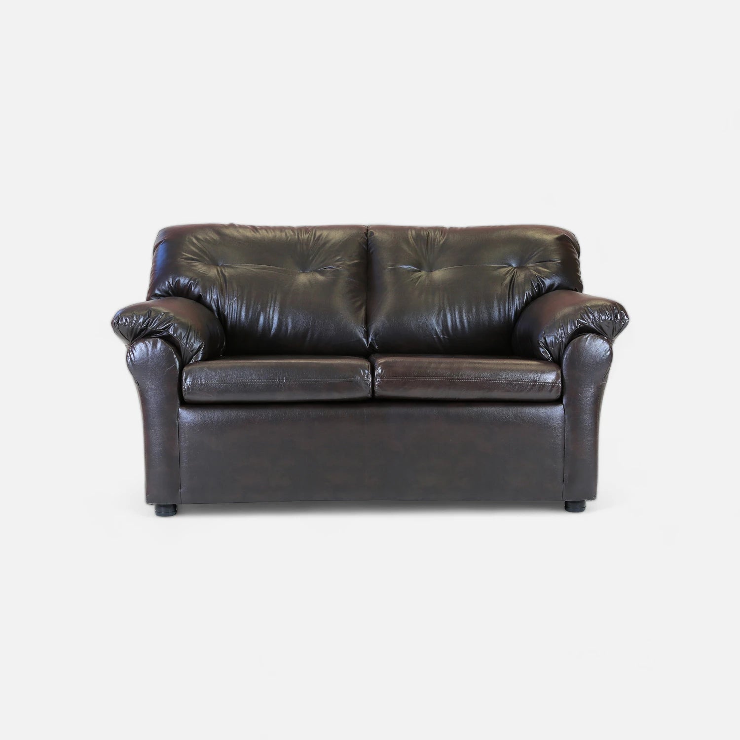 Living América 321 - Cuero Sintético Pu Café Moro