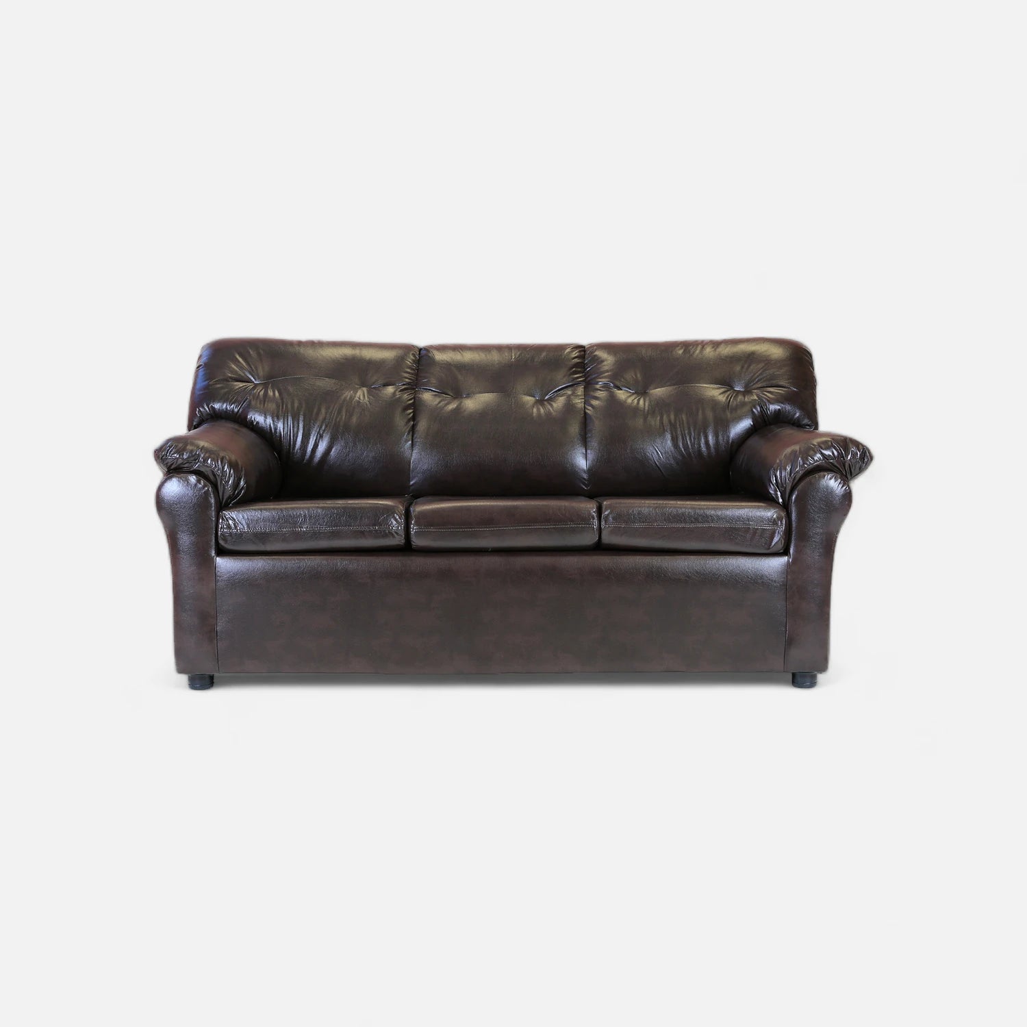 Living América 321 - Cuero Sintético Pu Café Moro