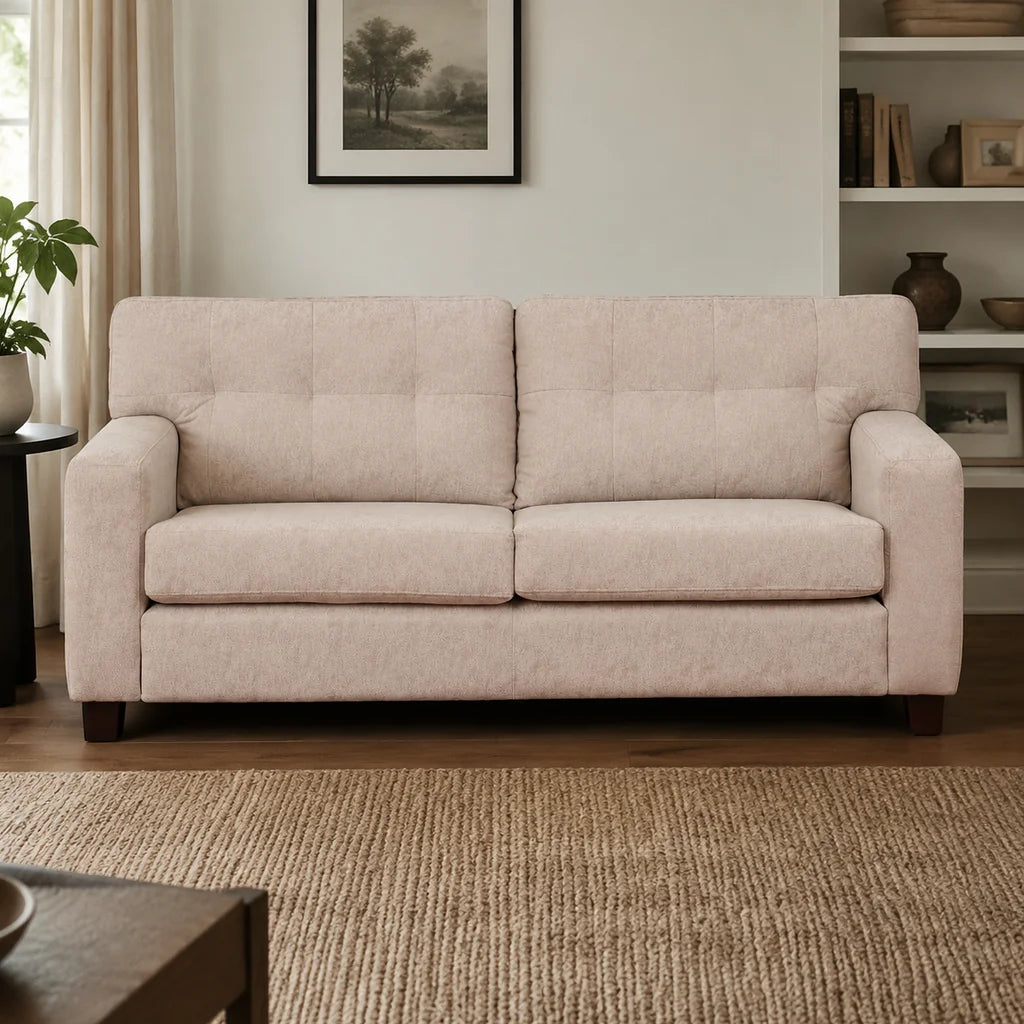 Sofá Berlín 3 Cuerpos - Tela Lino Sidelli Beige