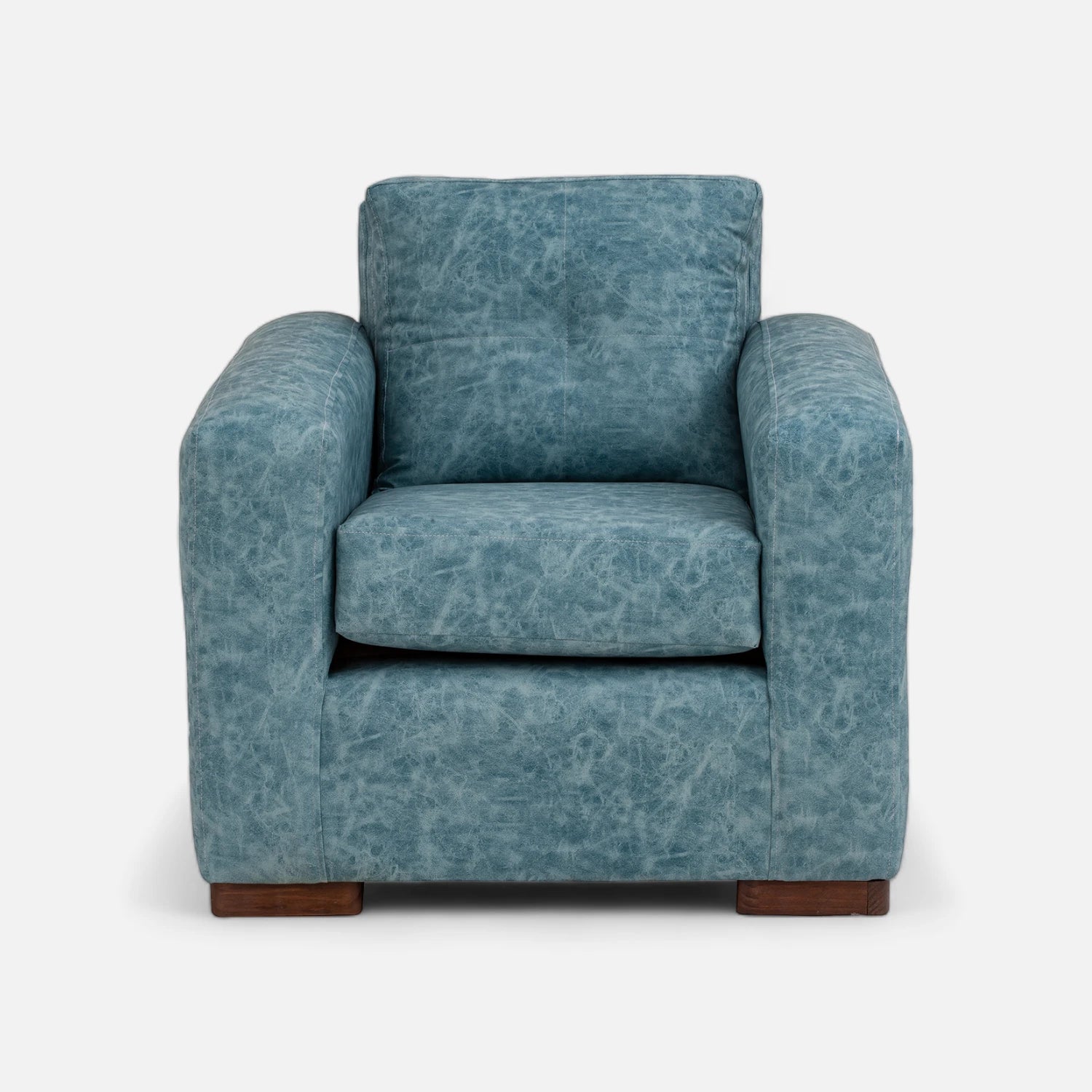 Living Franco 321 - Cuero Sintético Auris Azul Claro