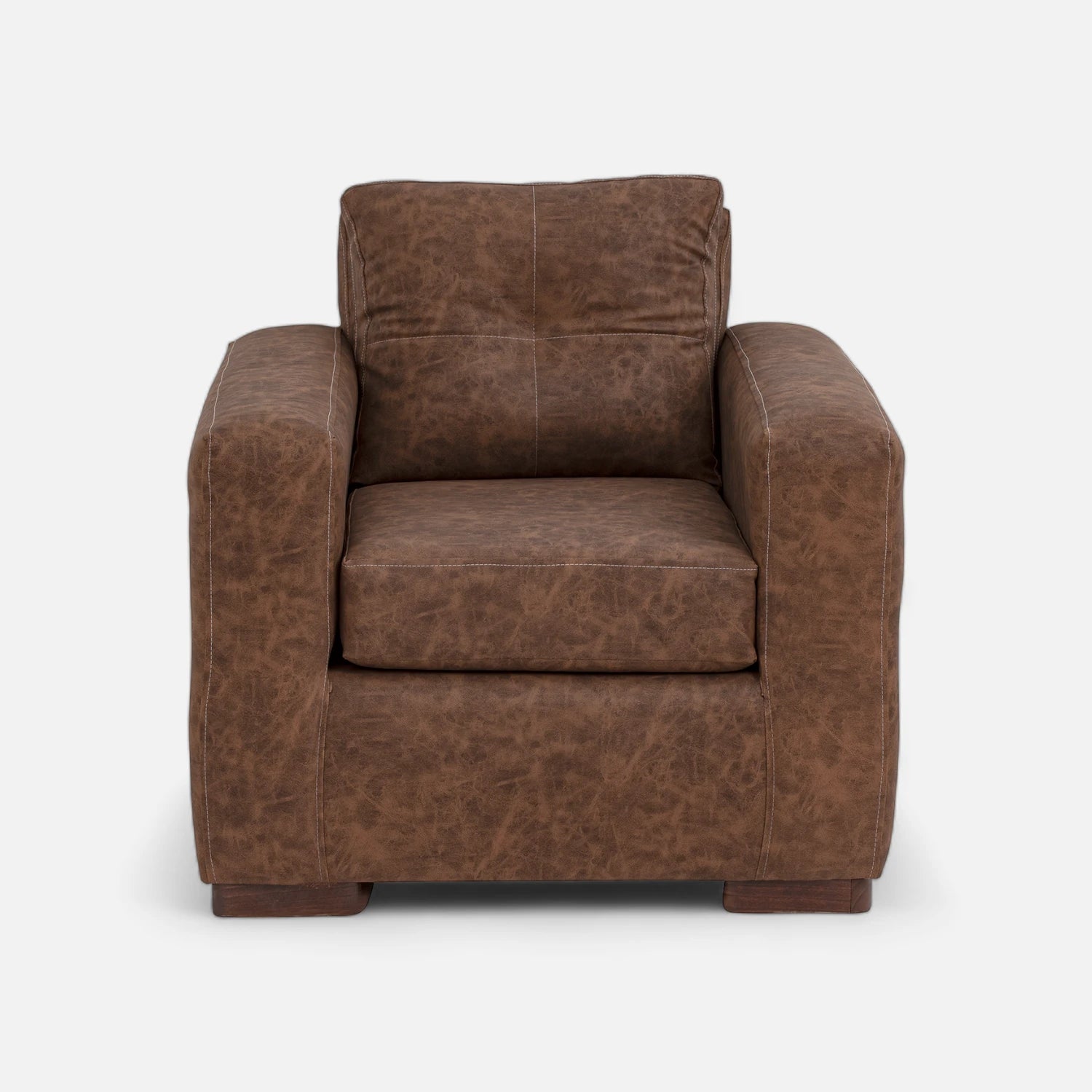 Living Franco 211 - Cuero Sintético Auris Café