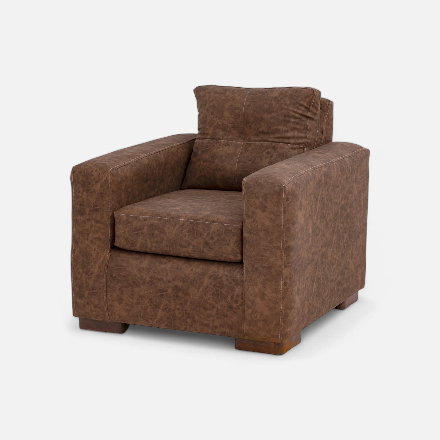 Living Franco 211 - Cuero Sintético Auris Café