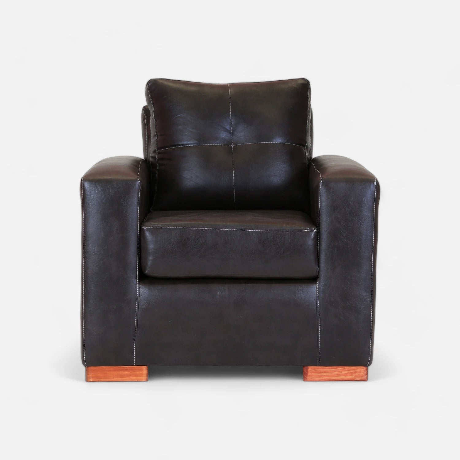 Living Franco 311 - Cuero Sintético Pu Café Moro