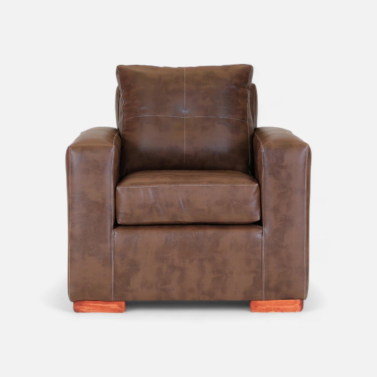 Living Franco 321 - Cuero Sintético Pu Caramelo
