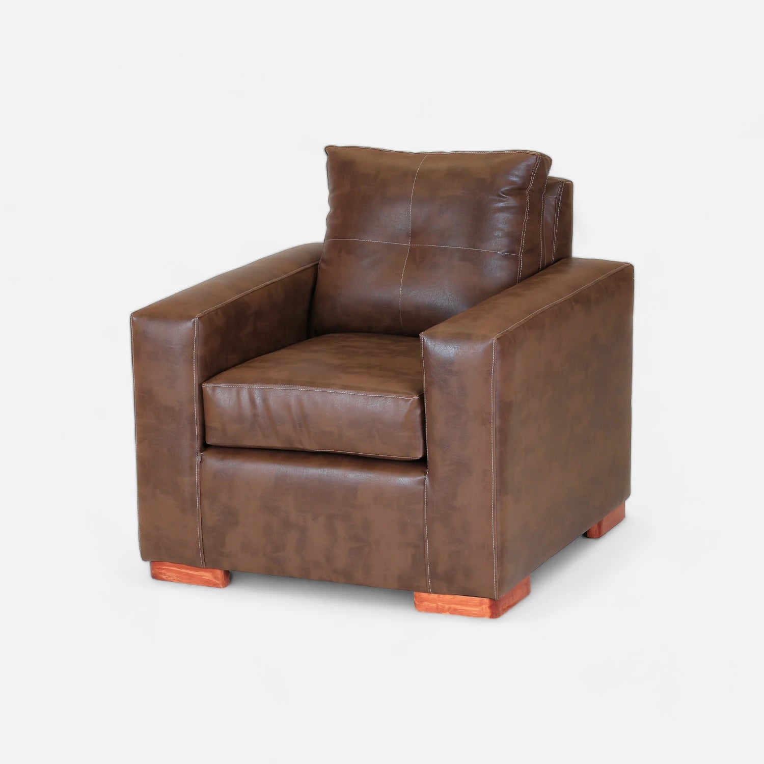 Living Franco 321 - Cuero Sintético Pu Caramelo