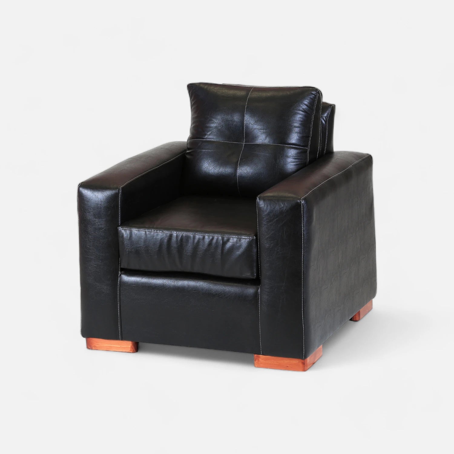 Living Franco 311 - Cuero Sintético Pu Negro