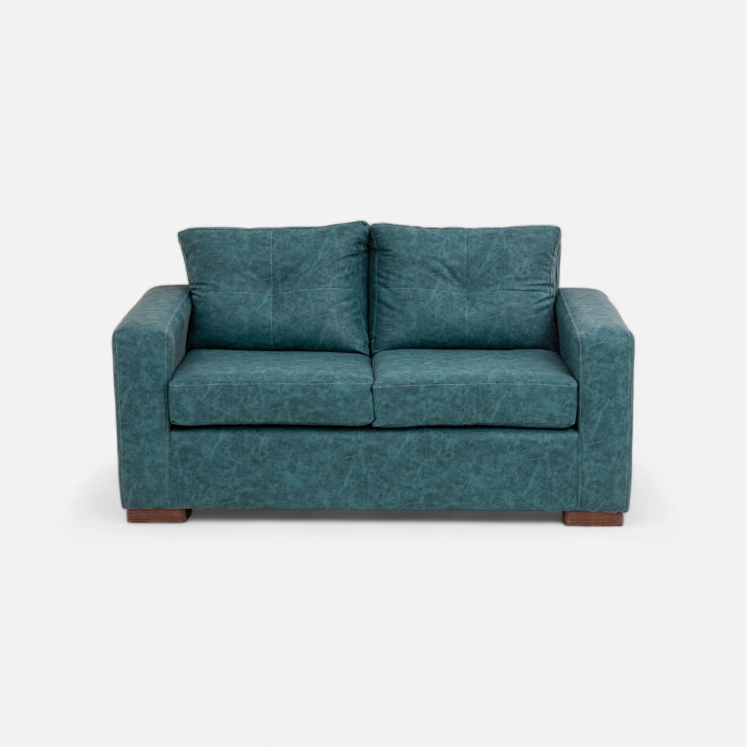 Living Franco 321 - Cuero Sintético Auris Azul Petróleo