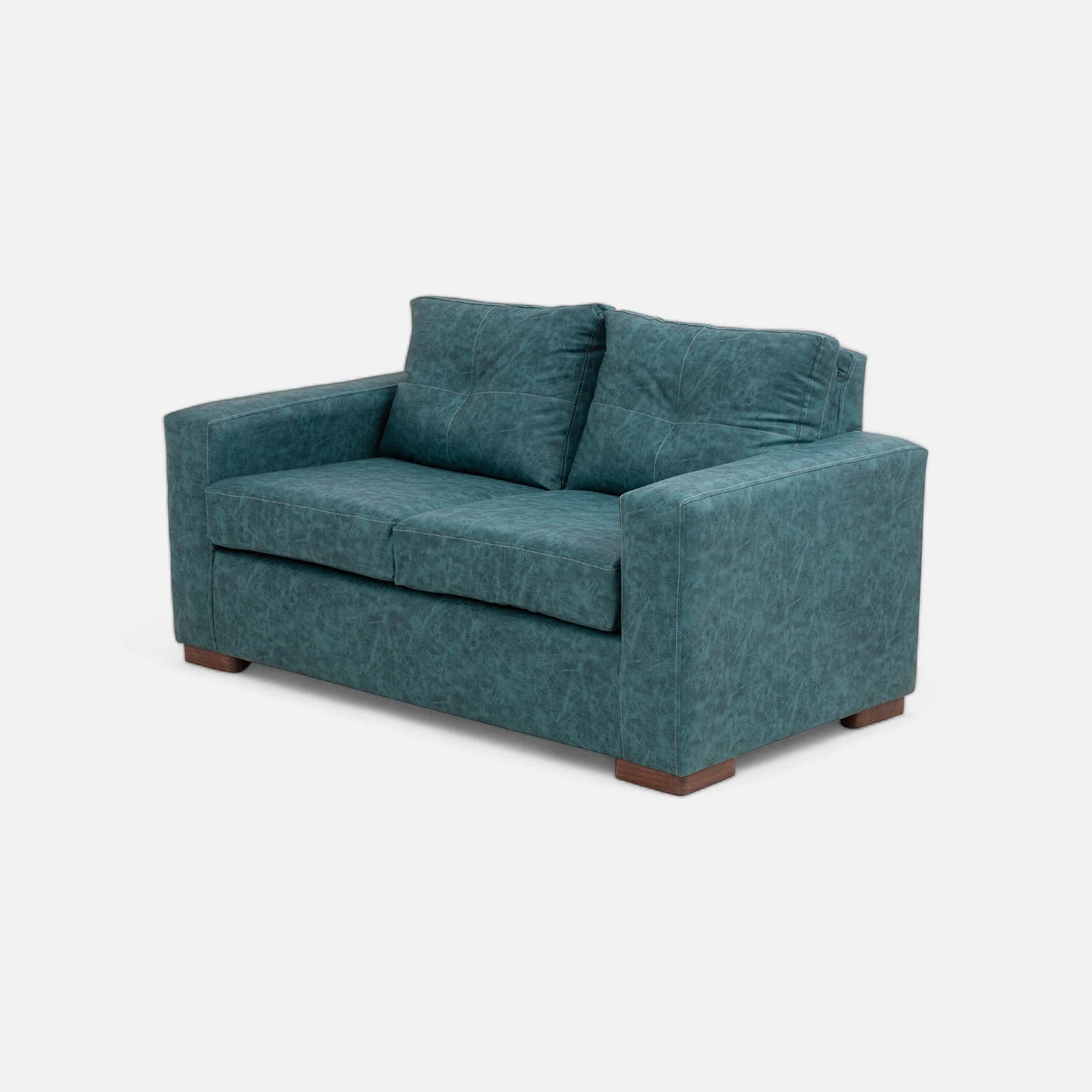 Living Franco 321 - Cuero Sintético Auris Azul Petróleo