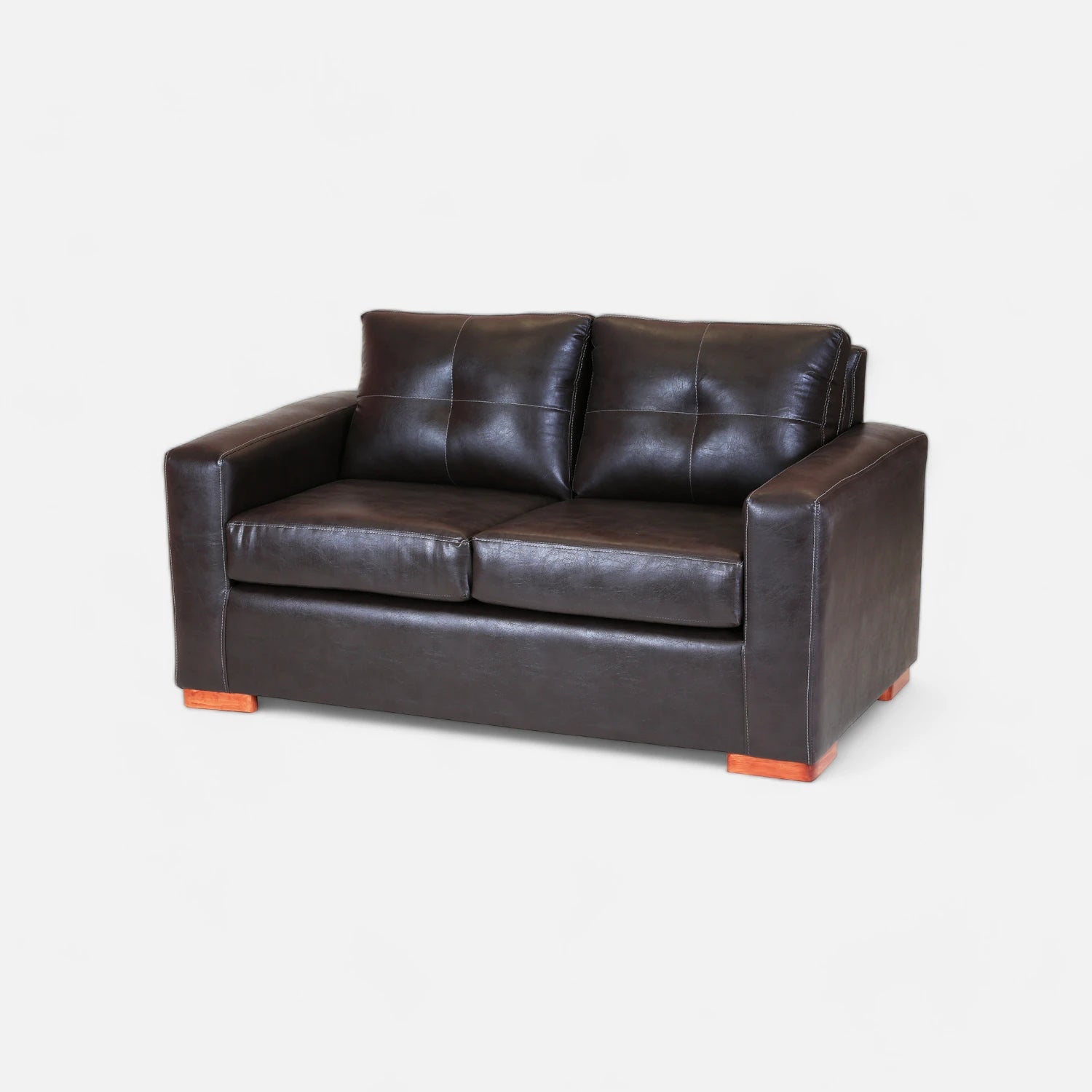 Living Franco 211 - Cuero Sintético Pu Café Moro